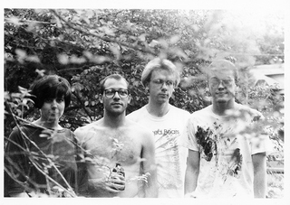 Black Tambourine. Schulman is second from left.